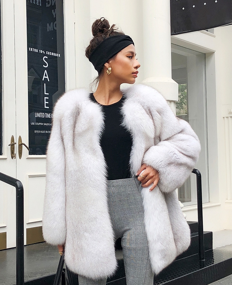 Fox Fur Coat 267 Details 9