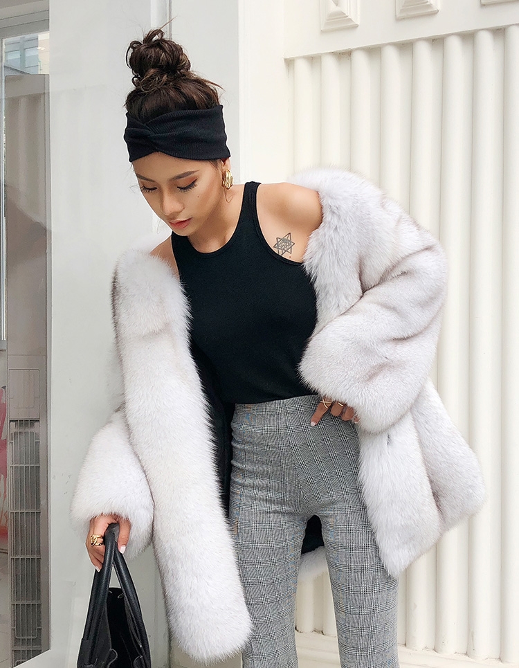 Fox Fur Coat 267 Details 11