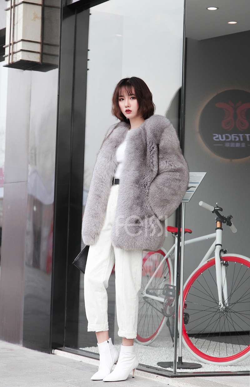Fox Fur Coat 267b-3w