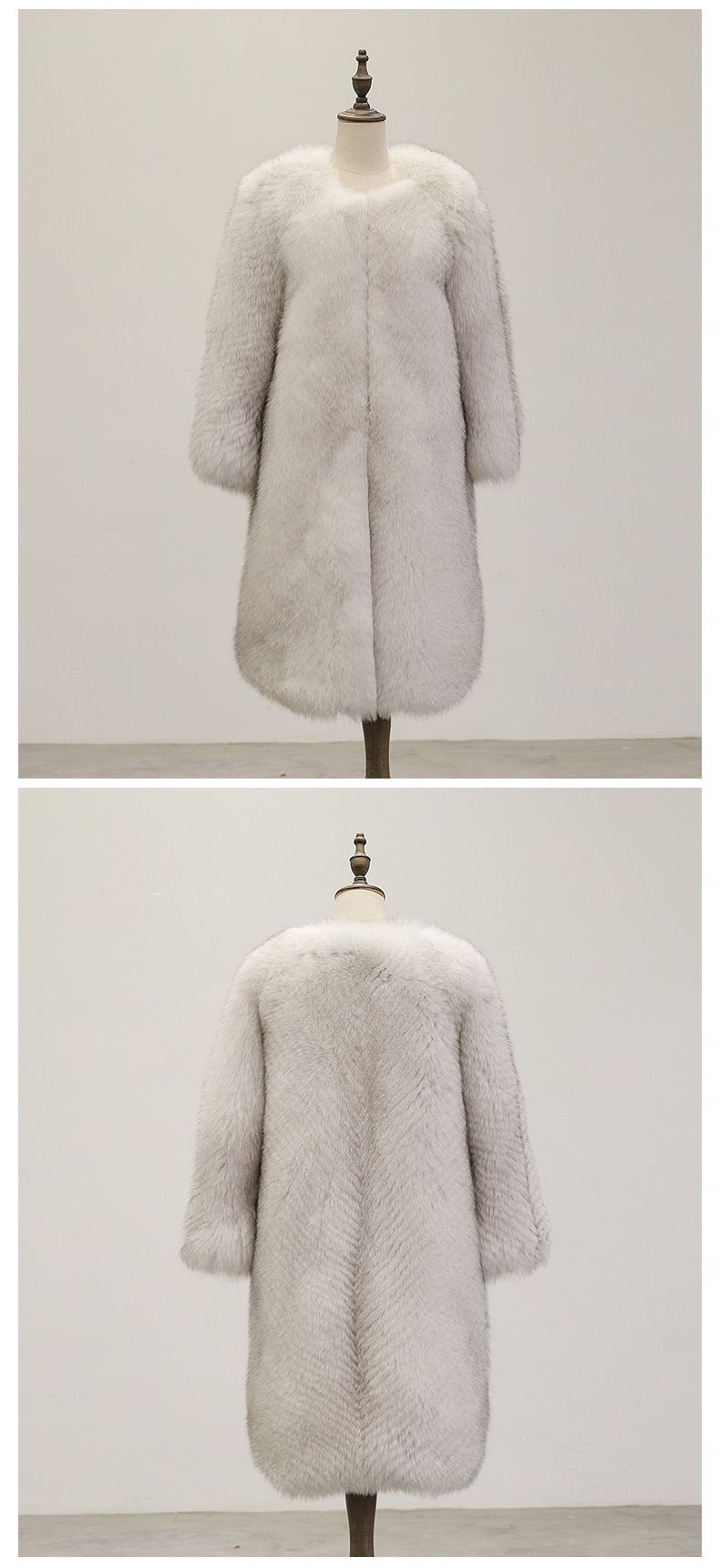 Fox Fur Long Coat 324-2