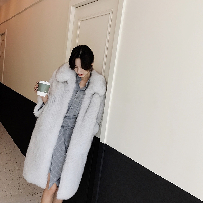 Fox Fur Long Coat 325-8
