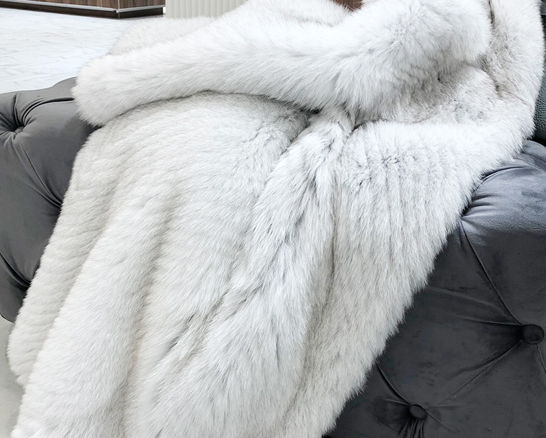 Fox Fur Long Coat 325-1