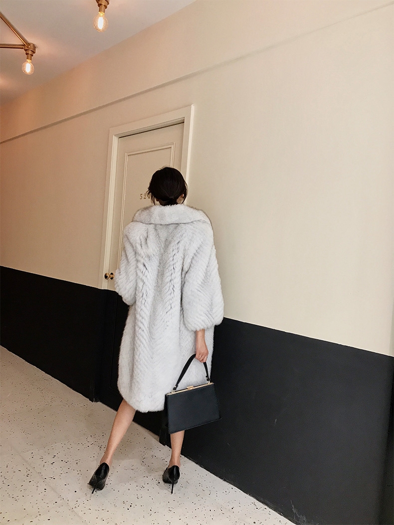 Fox Fur Long Coat 325-10