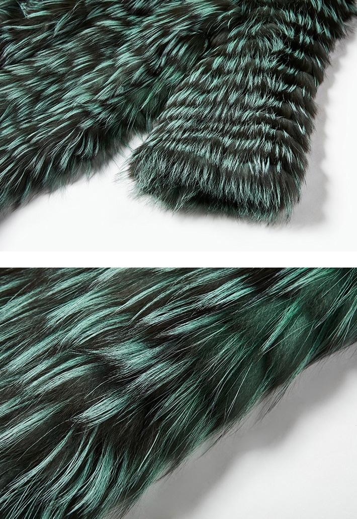Silver Fox Fur Coat 342-7