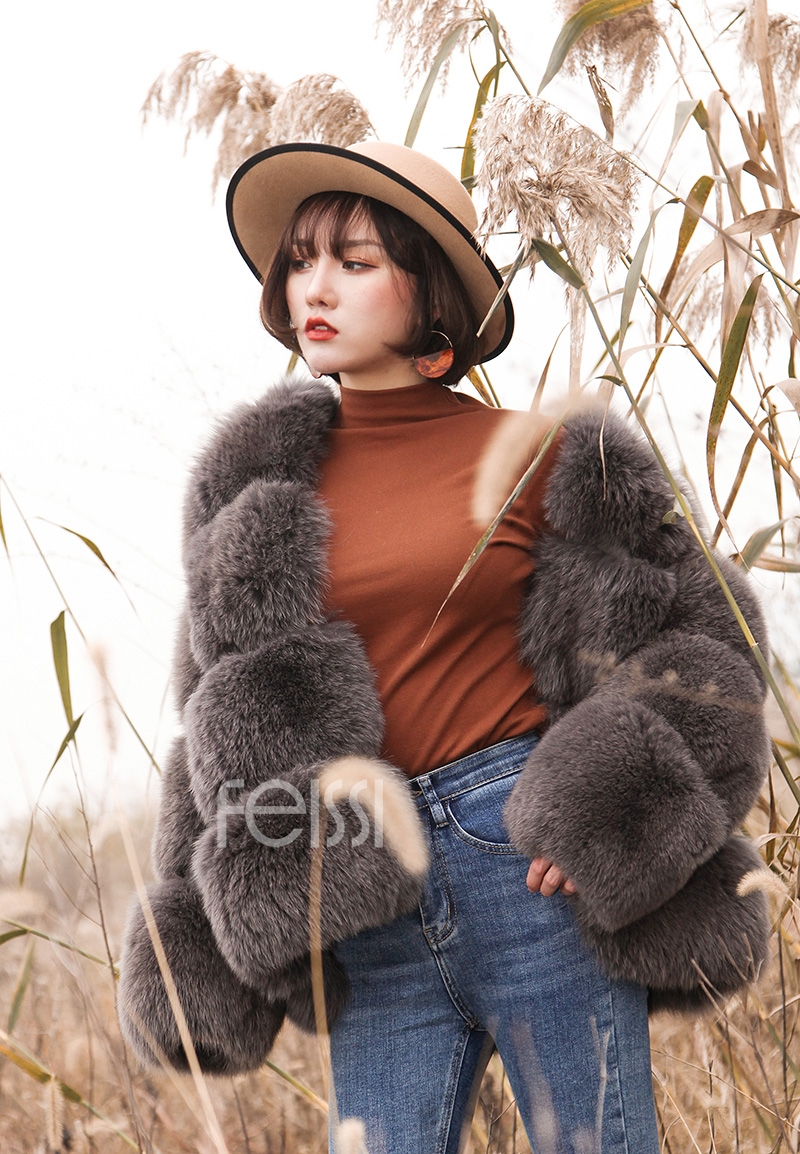 Fox Fur Coat 883b Details 15