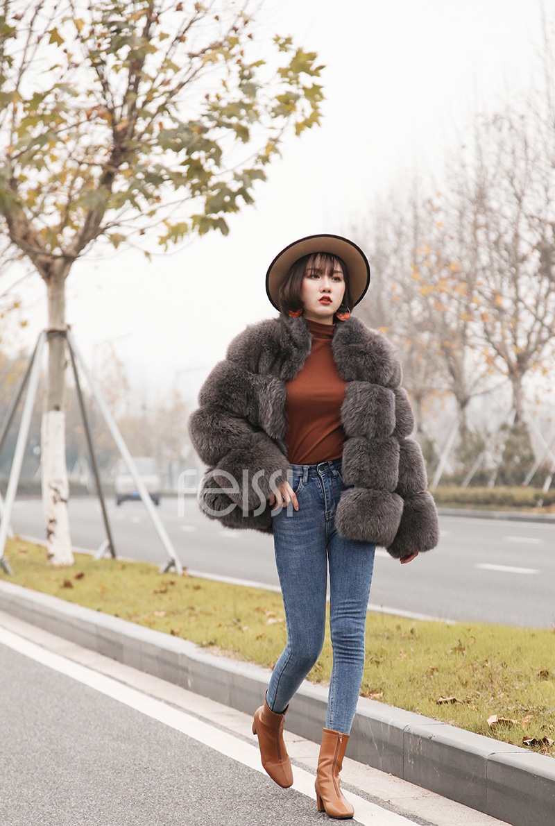 Fox Fur Coat 883b Details 6
