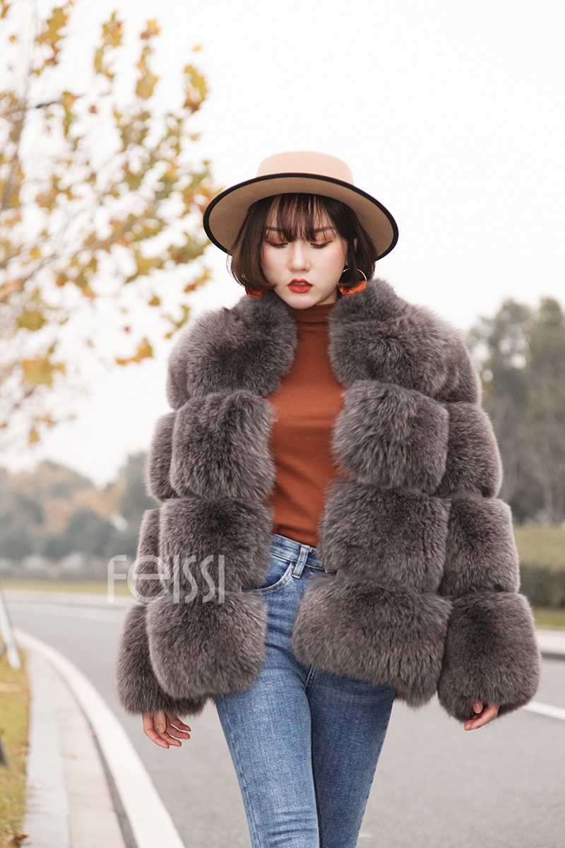 Fox Fur Coat 883b Details 5