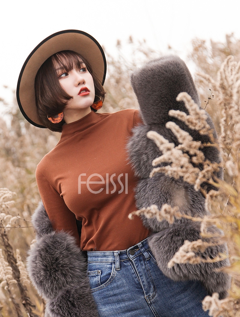 Fox Fur Coat 883b Details 9