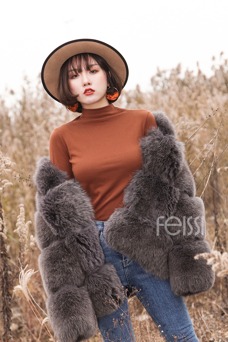 Fox Fur Coat 883b Details 7