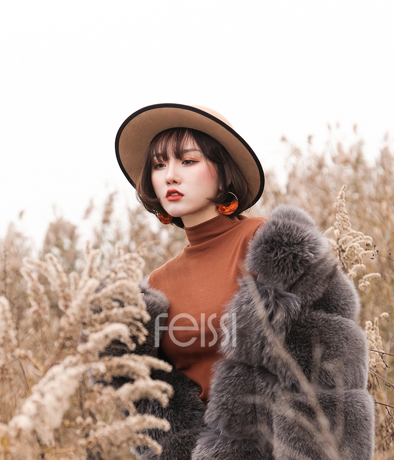 Fox Fur Coat 883b Details 10