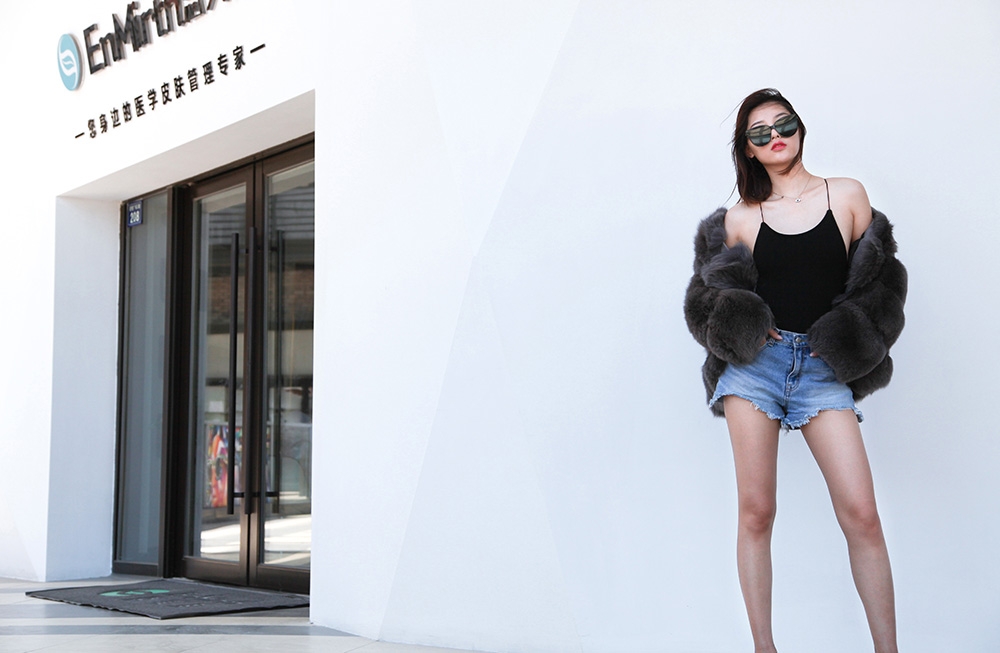 Fox Fur Coat 883b Details 1