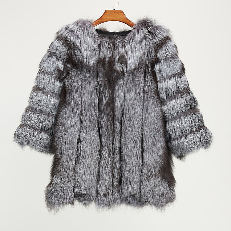 Fox Fur Coat 967 Details 15