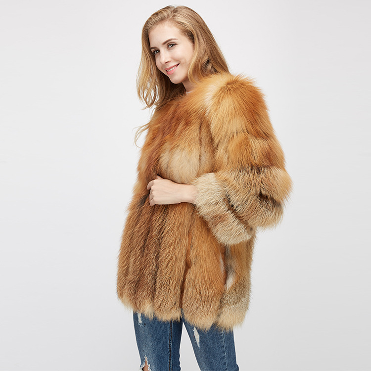 Fox Fur Coat 967 Details 7