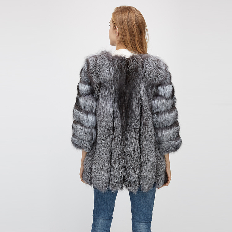 Fox Fur Coat 967 Details 14