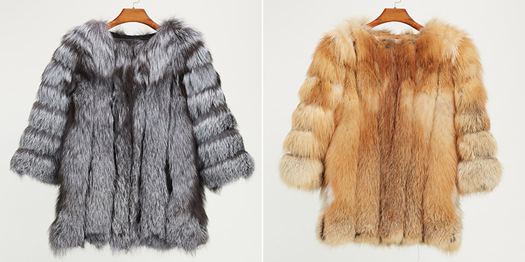 Fox Fur Coat 967 Details 2