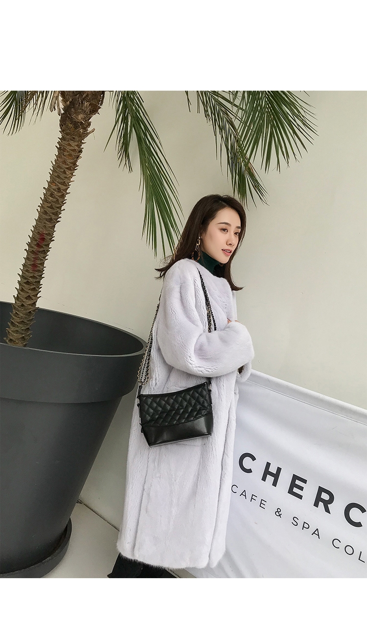 Mink Fur Long Coat 0028-6
