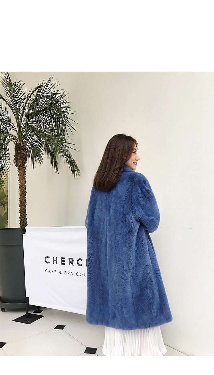 Mink Fur Long Coat 0029-3