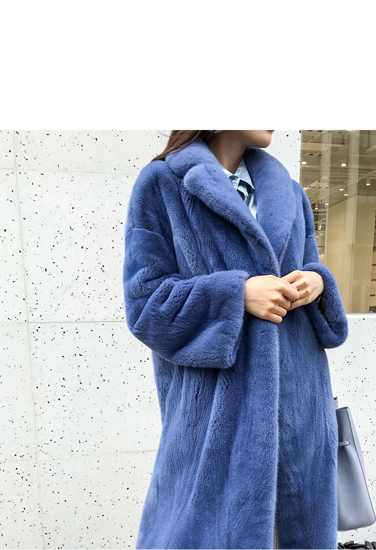 Mink Fur Long Coat 0029-4