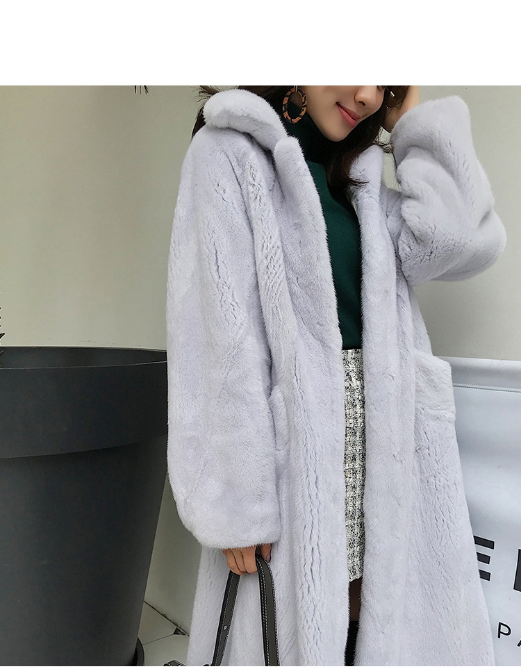 Mink Fur Long Coat 0030-11