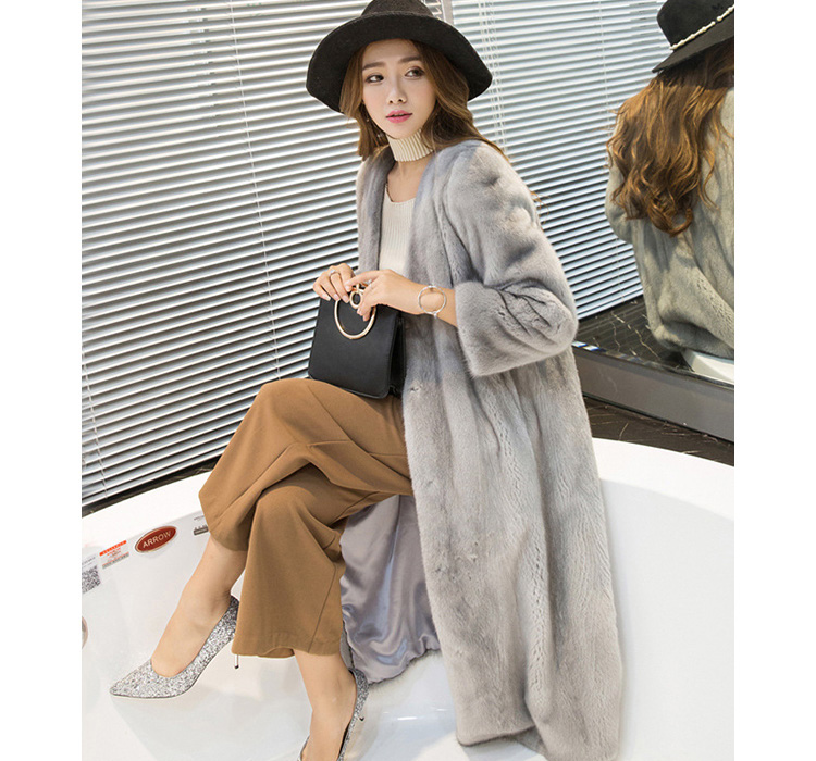 Mink Fur Coat 752 Details 7