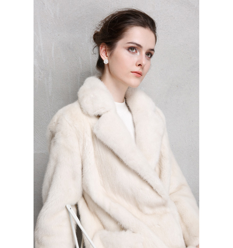 Long Pearl Mink Fur Coat 788 Details 1