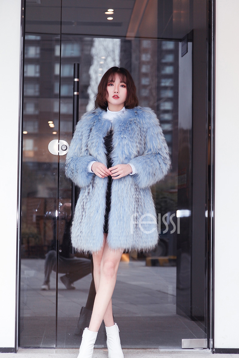 Raccoon Fur Coat 0096-9