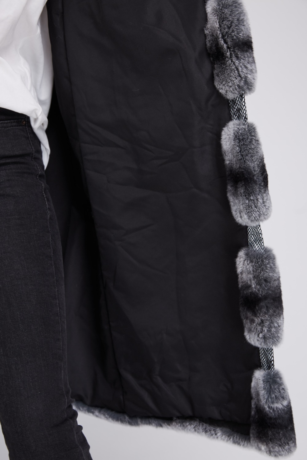 Rex Rabbit Fur Coat 219 Details 6