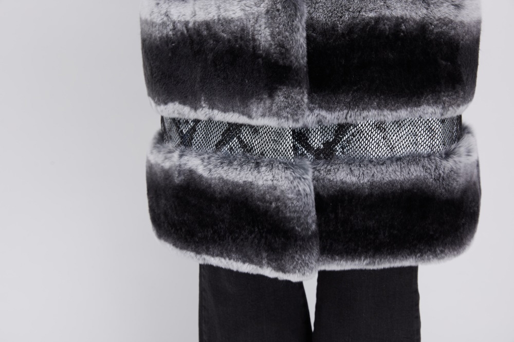 Rex Rabbit Fur Coat 219 Details 4