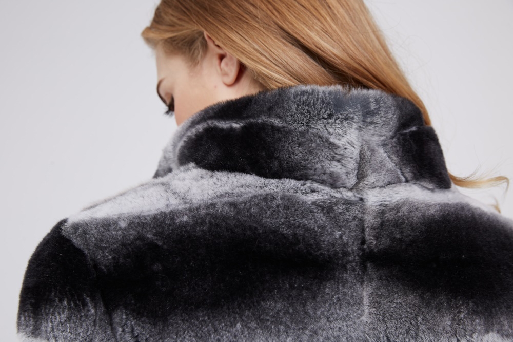 Rex Rabbit Fur Coat 219 Details 2