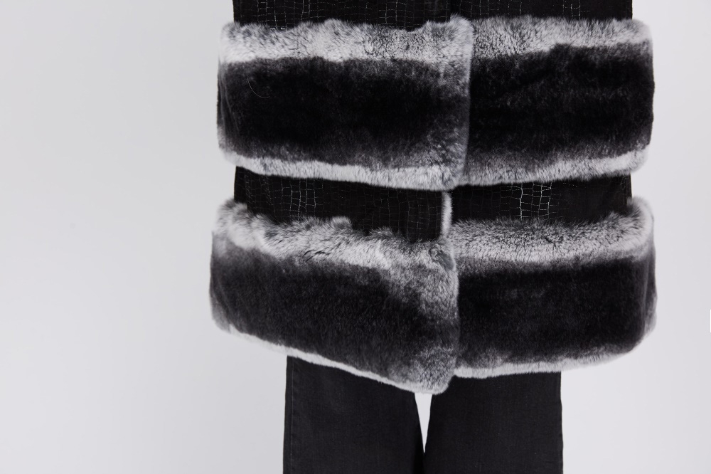 Rex Rabbit Fur Coat 220 Details 5