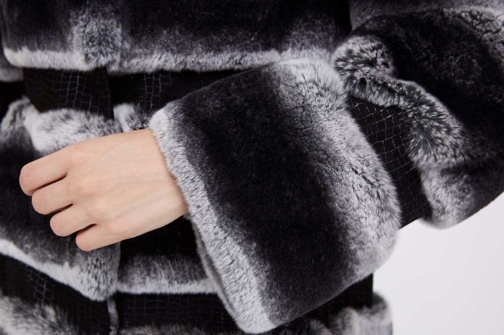 Rex Rabbit Fur Coat 220 Details 3