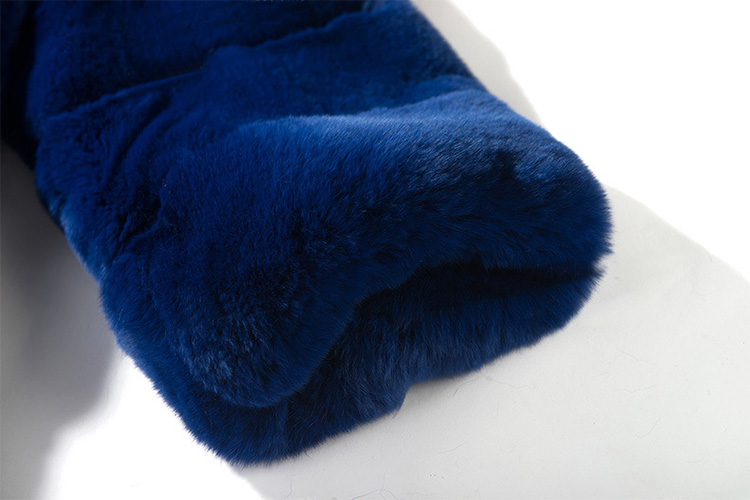 Rex Rabbit Fur Coat 715 Details 7
