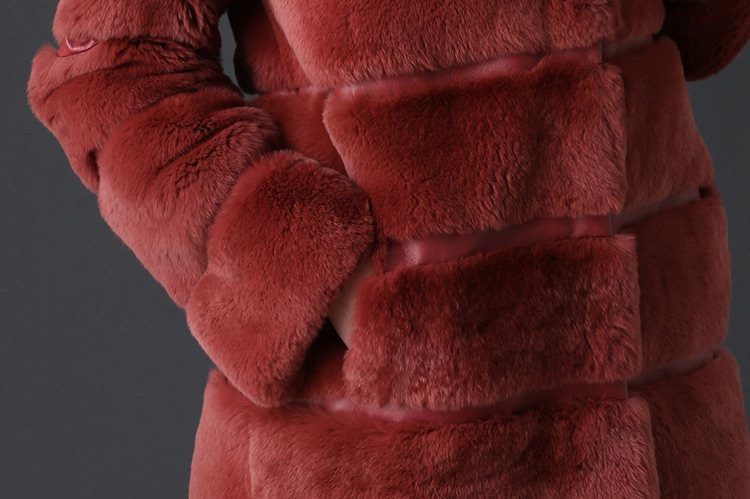 Rex Rabbit Fur Coat 770 Deatials 5