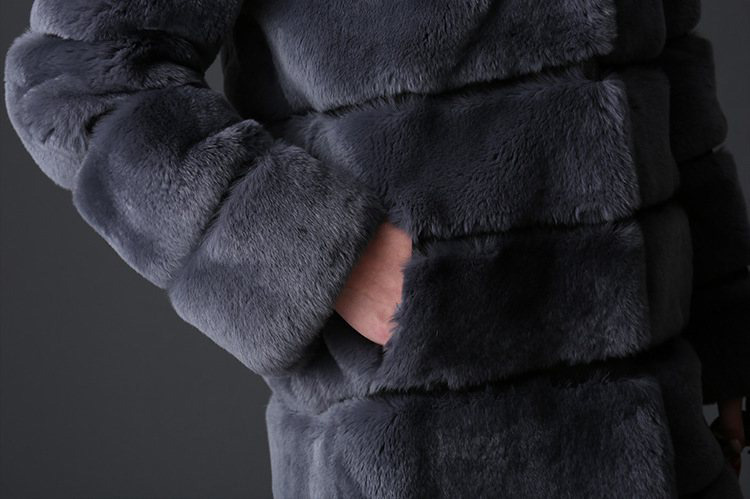 Rex Rabbit Fur Coat 773 Deatails 3