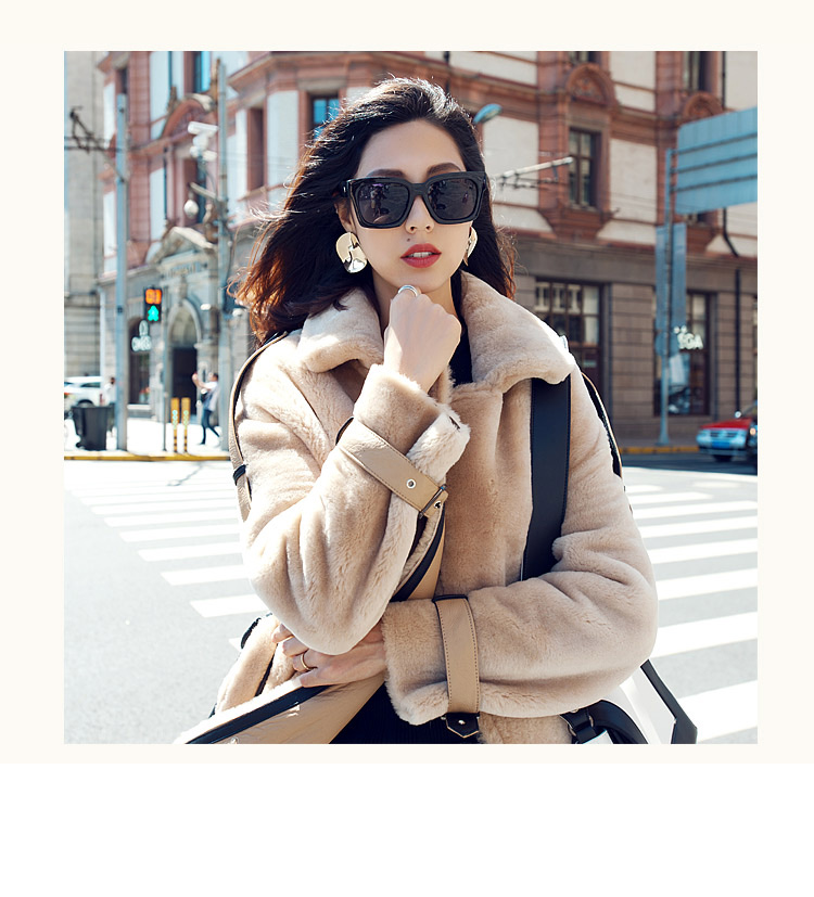 Merino Shearling Sheepskin Long Trench Coat 111 Details 8