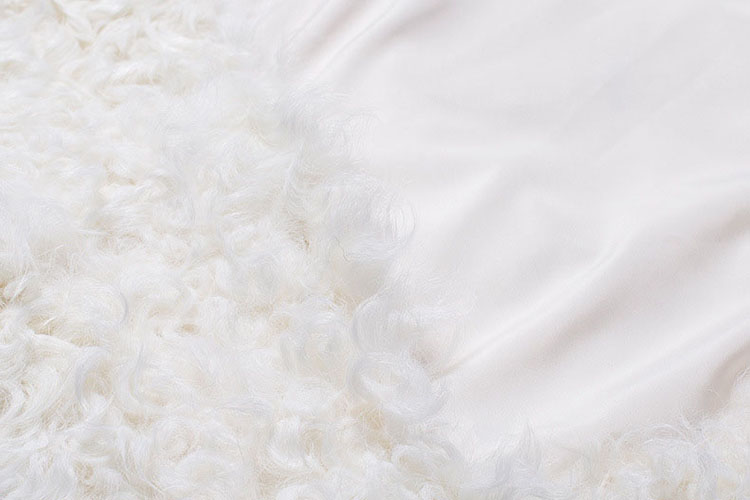 3-4 Length Sheep Fur Coat 688 Details 4