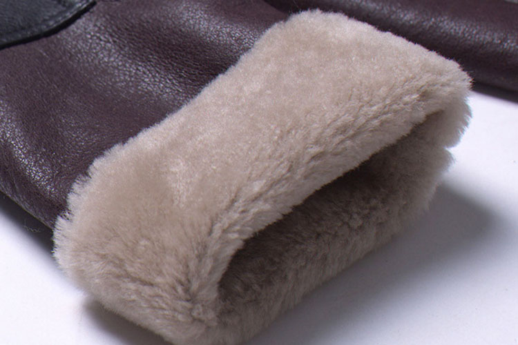 Full Length Shearling Sheepskin Coat 697 Details 4