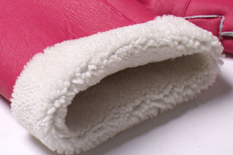 3-4 Length Shearling Lambskin Coat 703 Details 4