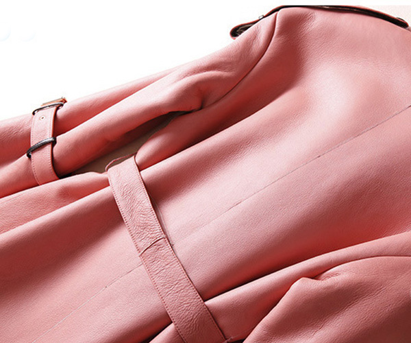 Welted Shearling Sheepskin Coat 747 Details 5