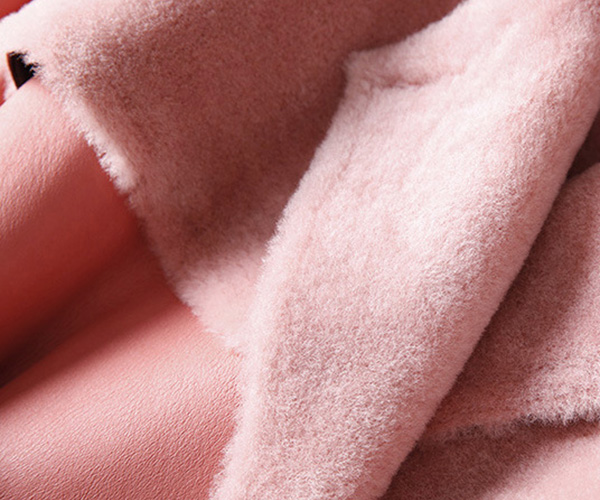 Welted Shearling Sheepskin Coat 747 Details 4