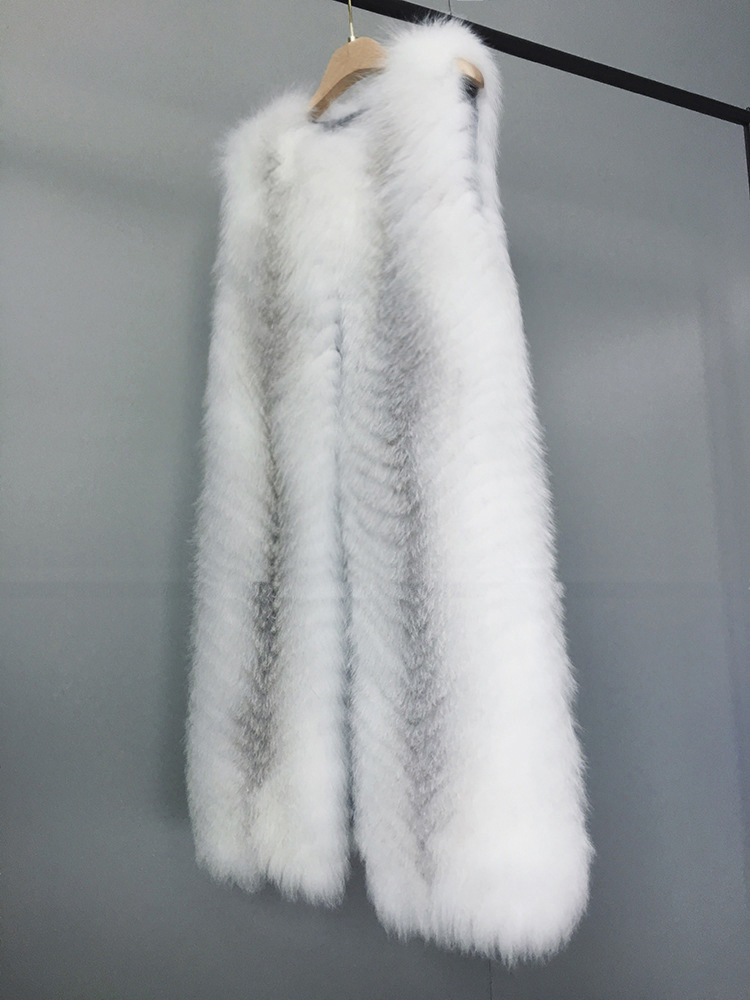 Cross Fox Fur Vest 804 Details 3