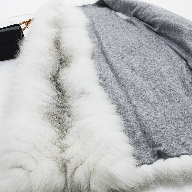 Cross Fox Fur Vest 804 Details 4