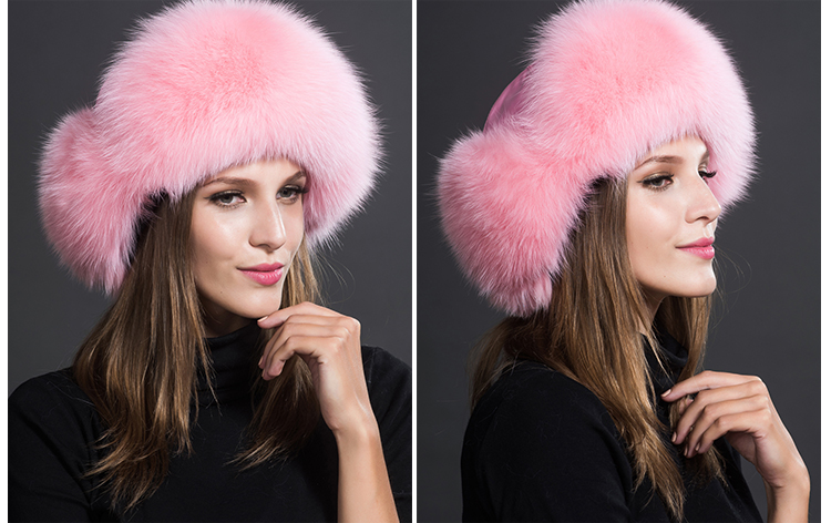 Fox Fur Trapper Hat 859 1 Details 7