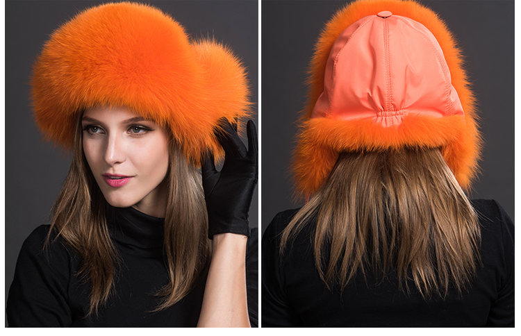 Fox Fur Trapper Hat 859 1 Details 10
