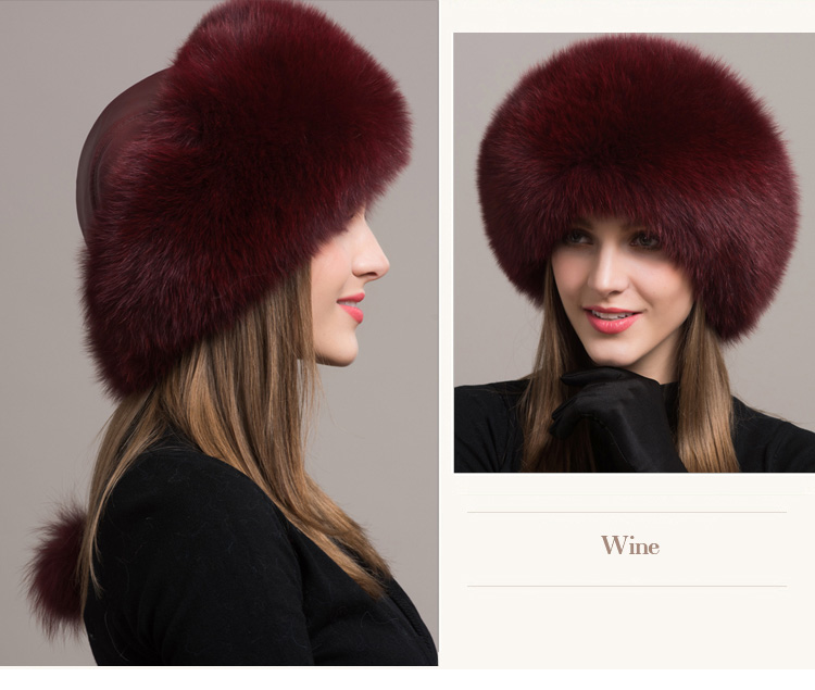 Fox Fur Hat 861 Details 7