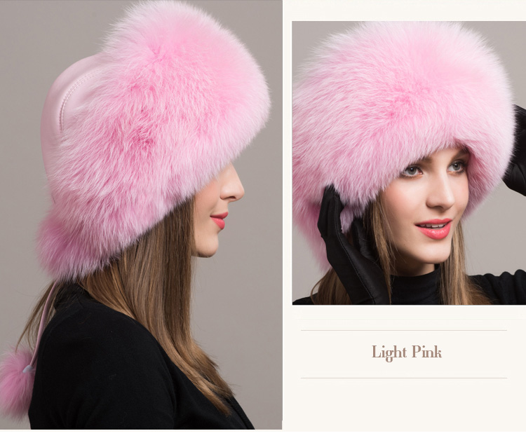 Fox Fur Hat 861 Details 4