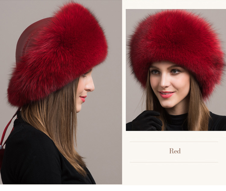 Fox Fur Hat 861 Details 6