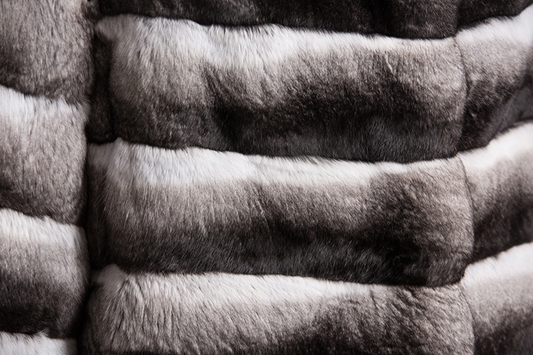 Chinchilla Fur Jacket 166-1