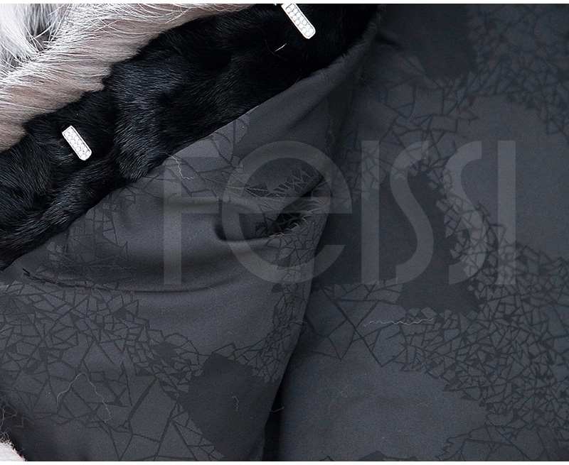 Silver Fox Fur Cropped Jacket 0007-12