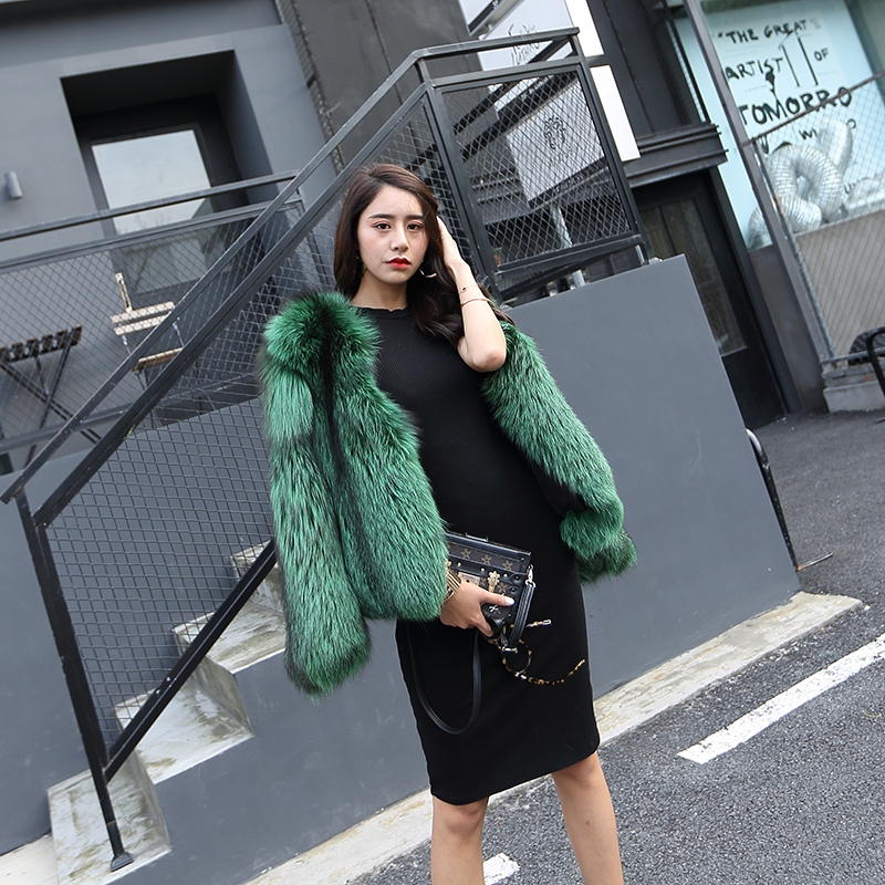 Silver Fox Fur Jacket 0068-2